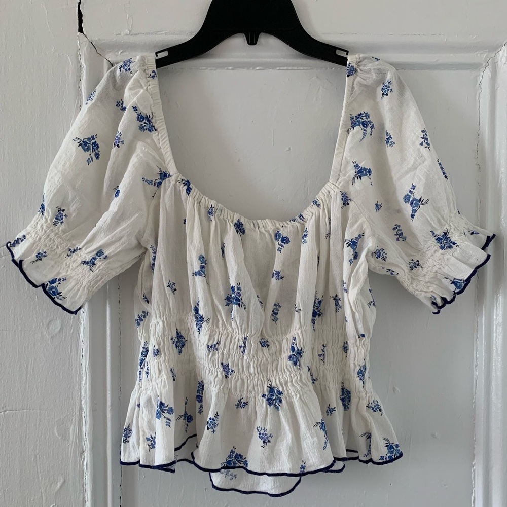 H&M Floral Cottagecore Top - Picture 3 of 4